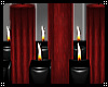 Red/Black pvc candles