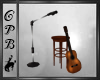 Animated Guitar & Stool