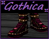 lil Goth Boots PUNK