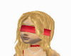 blindfold in red