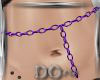 DO~ Purple Waist Chain