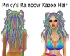 Pnkys Rainbow Kazoo Hair