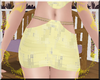 Yellow Patterned Skirt