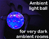 blue ambient light ball