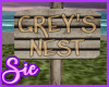 Grey's Nest Sign