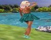Twisted Teal Pinup Girl