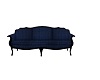 Elegant blue sofa