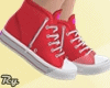 Emo Red Sneakers