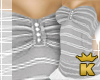 {K} Grey Candy Tube Top