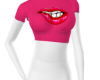 pink t-shirts w lips