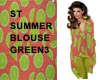 ST SUMMER BLOUSE GREEN3