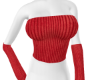 Red Dine Me Top