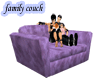 PURPLE FAMILY COUCH
