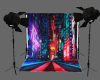 Neon City Background