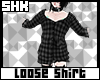 SHK -Loose Shirt- Blk
