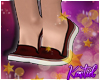 K| Red Tiptoe Sneakers
