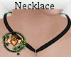 Black Snowflake Necklace