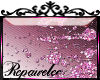 *R* Pink Glitter Sticker