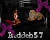 *RD* Blk Ltr Tiger Couch