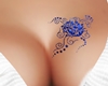 romantic blue tattoo