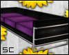 S|Bauhaus Purple Couch