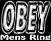 |bk| Obey Ring Plat. LH