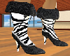 Zebra Jester Boots