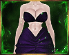 Draped Gown - Purple