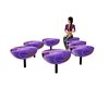 Purple Butterfly Seats