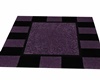 Black / Purple Rug
