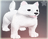 kawaii white pink dog