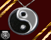 }T{YinYang Necklace onyx