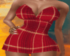 Red Plaid Dress Nathy