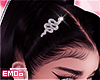 ☆ Silver Snake Clips