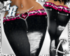 XXL Pink Belt Jeans