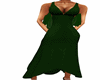 [PA]Green DrapeBack Gown