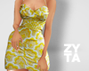 ZYTA Ruched Y. Dress