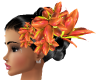 Peach Flower hairstyle