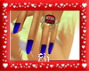 (Eli) blue nails