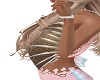 Lt Pink/Gold arm Fin