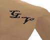 GV Male Back Tattoo
