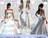 mdl*white romance gown