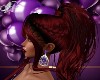 PURPLE BASH EARRINGS