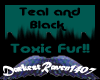 Teal toxic Wolf Tail!!