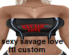 savage love top custom