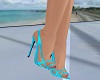 Ocean Blue Sandals