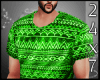Xmas green shirt