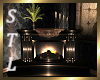 Noir Corner Fireplace