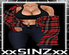 X Fae Red Flannel Layera