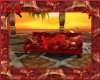 French sofa red